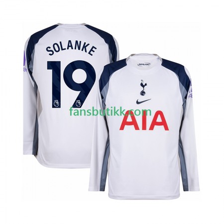Fotballdrakt Tottenham Hotspur Solanke 19 Hjemmetrøye 2025-2026 Langermet